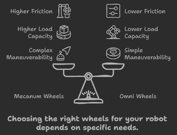 mecanum wheels vs omni wheels
