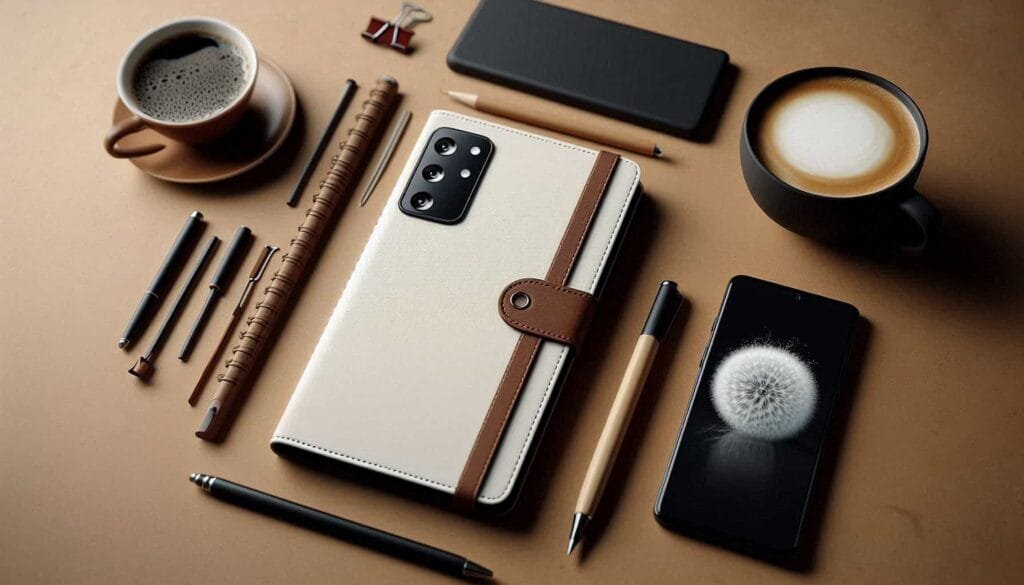 Stylish Notepad Phone Case for Samsung Galaxy S23 1 Notepad Phone Case for Samsung Galaxy S23
