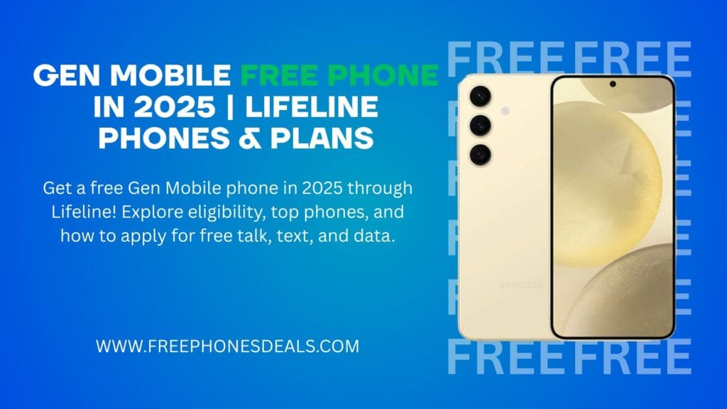 Gen Mobile Free Phone in 2025 | Lifeline Phones & Plans 1 Thank you