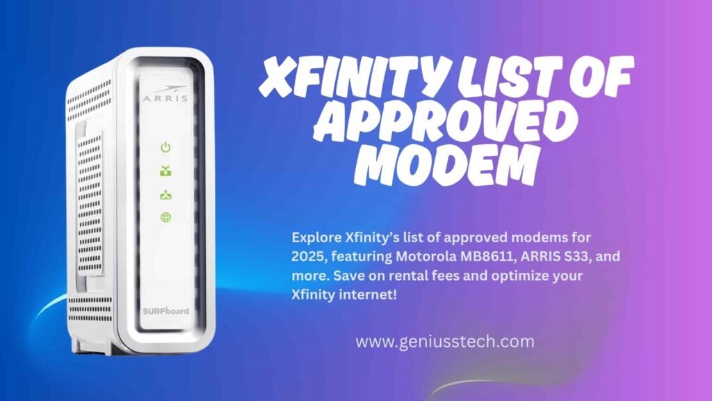 xfinity list of approved modems